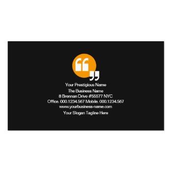 Small Oversize Social Media Icons Public Relations Business Card Back View