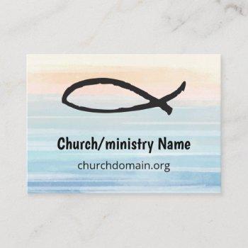 oversized business card for church or ministry