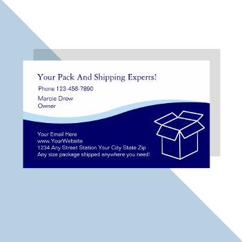 pack and ship business cards