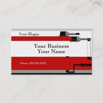 painter business card template