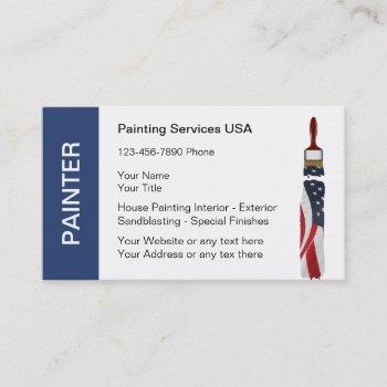 painter business cards