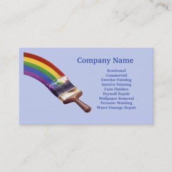 painting contractor business card