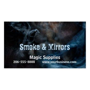 Small Painting With Smoke Business Card Front View