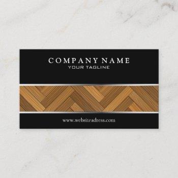 parquet floor business card