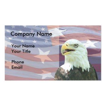 Small Patriotic Business Card Front View