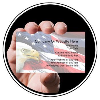 patriotic business card template