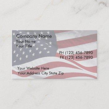 patriotic business cards