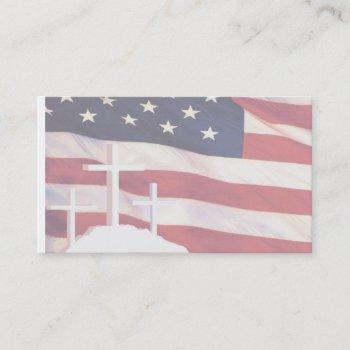 patriotic/christian business cards