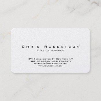 pearl rounded corner charming business card