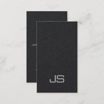 personalized elegant modern monogram template business card