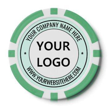 personalized your logo text company poker chips