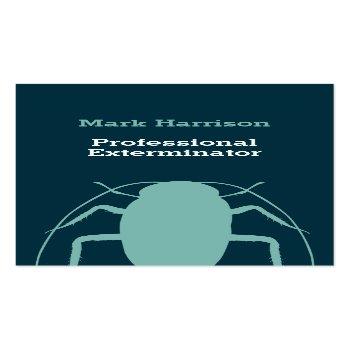 Small Pest Control Business Card Front View