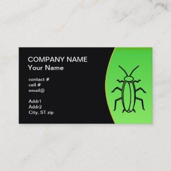 pest control business card