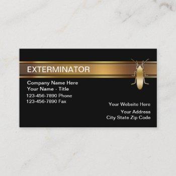 pest control business cards