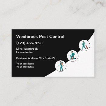 pest control exterminating business card