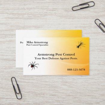 pest control exterminator bugs insects business card