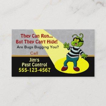 pest control service business card