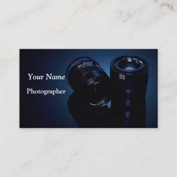 photographer camera business card