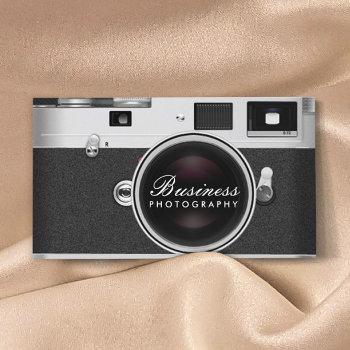 photographer classic camera photography business card