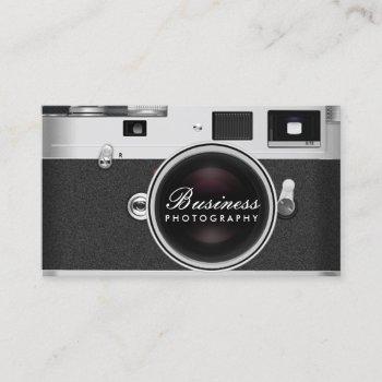 photographer classic camera photography business card