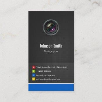 photographer - premium creative innovative business card