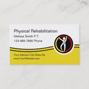 physical rehabilitation medical services business card