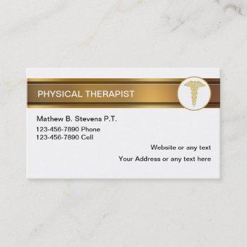 physical therapist business cards