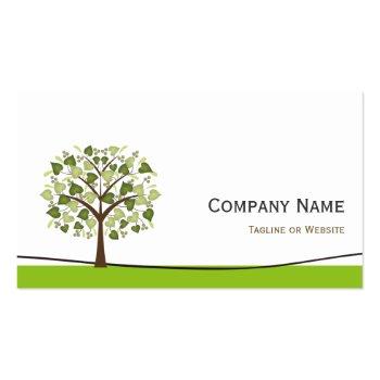 Small Physical Therapist - Elegant Wish Tree Business Card Back View