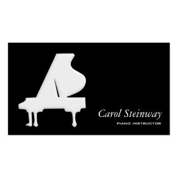 Small Piano Business Card Front View