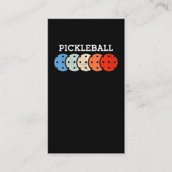 pickleball player sports lover business card