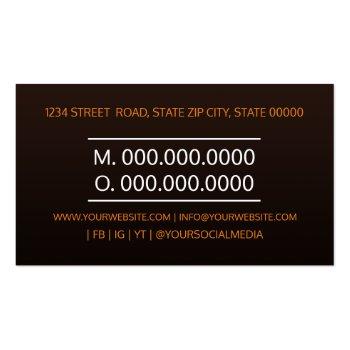 Small Piercing Studio Tattoo Piercing Specialist Business Card Back View
