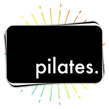 pilates. (color customizable) business card