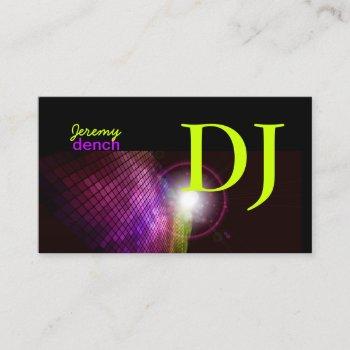 pixdezines retro dj+disco tiles business card