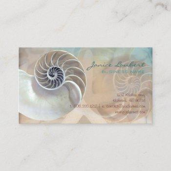 pixdezines under the sea, nautilus business card