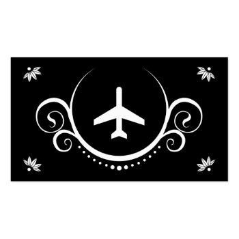 Small Plane Sophistications Business Card Front View