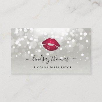 platinum glow lips business card