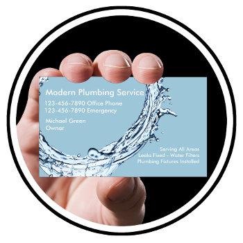 plumbing business card