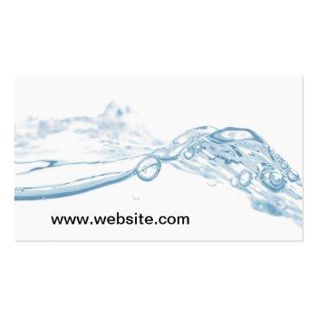 Small Plumbing Company Business Card V1 Back View