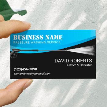 power wash pressure washing professional cleaning business card