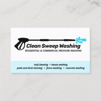 pressure washing power cleaning  business card