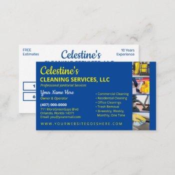 pro loyalty cleaning/janitorial housekeeping business card