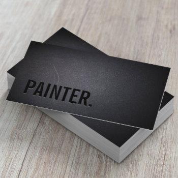 professional black out painter business card