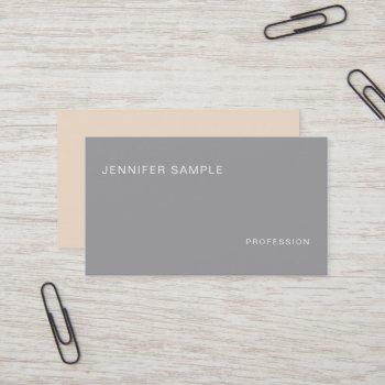 professional elegant colors modern stylish design business card