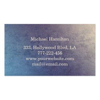 Small Professional Elegant Modern Painting Service Business Card Back View