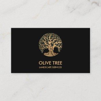 professional landscape tree service and lawn care  business card