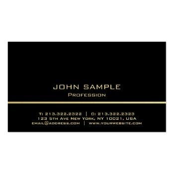 Small Professional Modern Minimalistic Simple Design Business Card Front View