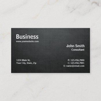 professional modern simple computer repair black business card