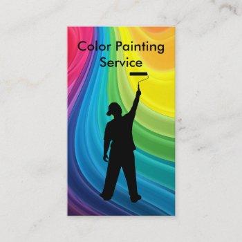professional painter business card