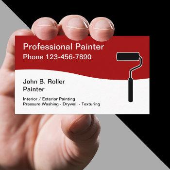 professional painter business cards