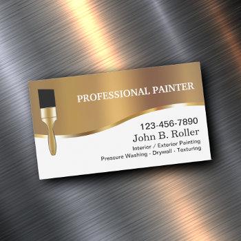 professional painter magnetic business card